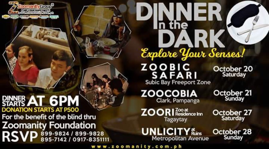 Dinner in the Dark 2018 | Zoobic Safari